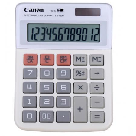 佳能Canon LS-120H 12位太陽能商務(wù)臺式快打計算器