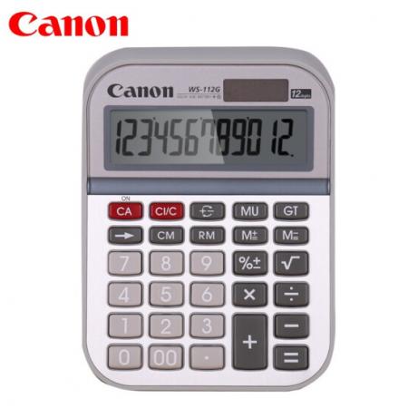 佳能Canon WS-112G 佳能金屬面版計(jì)算器