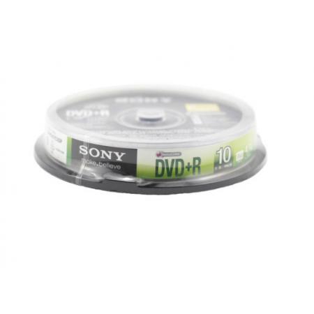 索尼sony  dvd空白光盤(pán) 4.7g刻錄盤(pán) 刻錄碟片 dvd刻錄盤(pán) 10片裝 DVD+R 10片桶裝