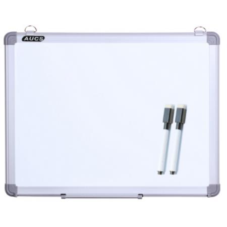 AUCS白板寫字板50*70cm 磁性辦公會議掛式小白板黑板 J5070L