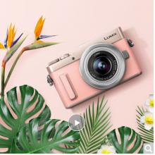 松下（Panasonic）GF10K微單相機 數(shù)碼相機 套機 vlog相機 美顏自拍 WIFI 粉色