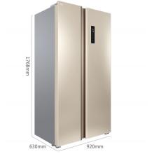 TCL BCD-509WEFA1流光金 風冷無霜 電腦溫控 對開門冰箱 智慧出風 纖薄