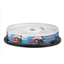 飛利浦（PHILIPS）DVD-R 空白光盤(pán)/刻錄盤(pán) 16速 4.7G 桶裝10片