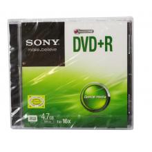 索尼（SONY）DVD+R 光盤(pán)/刻錄盤(pán) 16速4.7G 單片盒裝10片/包 空白光盤(pán)