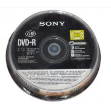 索尼sony  dvd空白光盤(pán) 4.7g刻錄盤(pán) 刻錄碟片 dvd刻錄盤(pán) 10片裝 DVD-R 10片桶裝