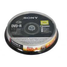 索尼sony  dvd空白光盤(pán) 4.7g刻錄盤(pán) 刻錄碟片 dvd刻錄盤(pán) 10片裝 DVD-R 10片桶裝