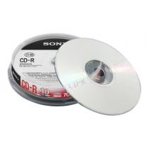 索尼（SONY）CD-R 光盤(pán)/刻錄盤(pán) 48速700MB 桶裝10片 空白光盤(pán)