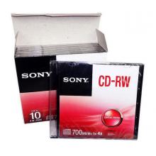 SONY/索尼  光盤 車載cd空白光盤 700M 刻錄盤 CD-R（1-48X） 單片裝（帶獨立包裝盒）