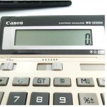 佳能（Canon） WS-1200H 12位數(shù) 辦公財(cái)務(wù)計(jì)算器 可調(diào)角度 原色