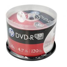 惠普HP 16速 DVD 空白光盤(pán) 4.7g 刻錄盤(pán) 50片桶裝 空白dvd刻錄碟片 DVD-R 50片桶裝