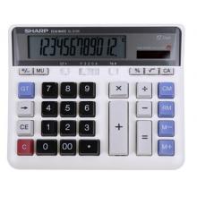 夏普（SHARP）EL-2135 12位商務(wù)辦公臺(tái)式計(jì)算器銀行財(cái)務(wù)會(huì)計(jì)桌面電腦大按鍵太陽能大號(hào)計(jì)算器