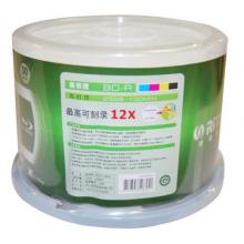 錸德(RITEK) 藍(lán)光可打印 BD-R 12速25G 空白光盤/光碟/刻錄盤/大容量 桶裝50片