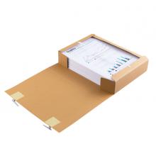 齊心(Comix) AG-60 10個裝 60mm厚 高質(zhì)感牛皮紙檔案盒 A4文件資料盒  辦公文具