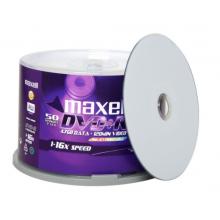麥克賽爾（maxell）DVD+R光盤 刻錄光盤 光碟 空白光盤 可打印光盤 16速4.7G臺(tái)產(chǎn) 桶裝50片