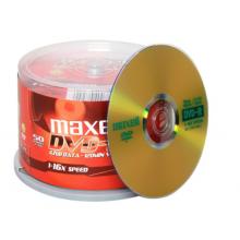 麥克賽爾（maxell）DVD-R光盤 刻錄光盤 光碟 空白光盤 16速4.7G臺(tái)產(chǎn) 商務(wù)金盤桶裝50片
