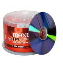 麥克賽爾（maxell）DVD-R光盤 刻錄光盤 光碟 空白光盤 16速4.7G臺(tái)產(chǎn) 商務(wù)金盤桶裝50片
