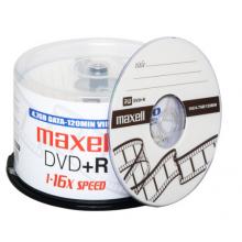 麥克賽爾（maxell）DVD+R光盤 刻錄光盤 光碟 空白光盤 16速4.7G 影音系列桶裝50片