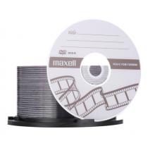麥克賽爾（maxell）DVD-R光盤 刻錄光盤 光碟 空白光盤 16速4.7G 影音系列桶裝50片