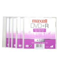 麥克賽爾（maxell）DVD+R光盤 刻錄光盤 光碟 空白光盤 16速4.7G臺(tái)產(chǎn) 1片盒裝，5盒/包