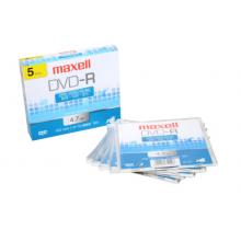 麥克賽爾（maxell）DVD-R光盤 刻錄光盤 光碟 空白光盤 16速4.7G臺產(chǎn) 1片盒裝，5盒/包