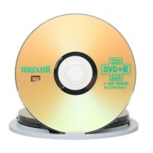 麥克賽爾（maxell）DVD+R光盤 刻錄光盤 光碟 空白光盤 16速4.7G臺(tái)產(chǎn) 桶裝10