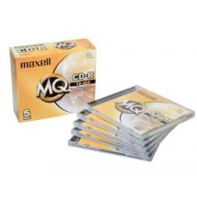 麥克賽爾（maxell）CD-R光盤 刻錄光盤 光碟 空白光盤 48速700M 1片盒裝，5盒/包