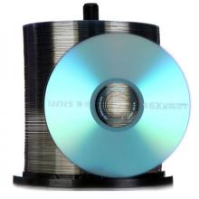 紫光（UNIS）DVD+R 16速 4.7G 藍(lán)鉆系列 桶裝100片 刻錄盤