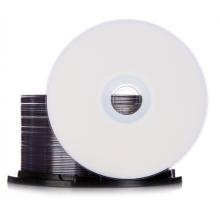 紫光（UNIS）DVD-R空白光盤(pán)/刻錄盤(pán) 16速4.7GB 拖機(jī)真彩可打印系列 桶裝50片