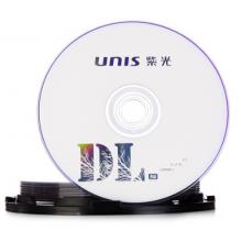 紫光（UNIS）DVD+R DL光盤/刻錄盤 8速8.5G 單面雙層 桶裝10片 空白光盤
