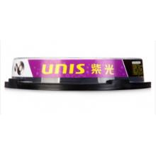 紫光（UNIS）DVD+R DL光盤/刻錄盤 8速8.5G 單面雙層 桶裝10片 空白光盤