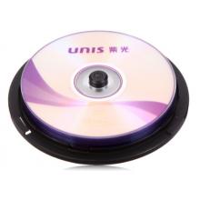 紫光（UNIS）DVD-R空白光盤(pán)/刻錄盤(pán) 鉆石系列 16速4.7GB 桶裝10片