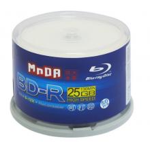 銘大金碟（MNDA）BD-R空白藍光光盤/刻錄盤 6-12速 25G 藍光可打印 50片桶裝