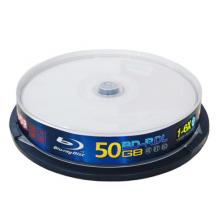 銘大金碟（MNDA）BD-R DL 1-6速 50G 藍光可打印 10片桶裝 空白刻錄盤