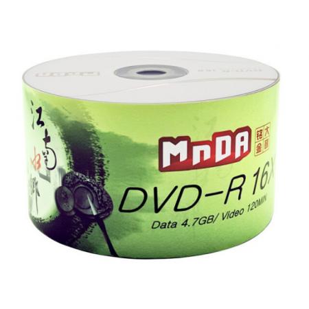 銘大金碟（MNDA）DVD-R光盤/刻錄盤 江南水鄉(xiāng)系列 16速4.7G 空白光盤 50片裝 江南水鄉(xiāng)系列 桶裝 套餐1（光盤+50個加厚PP袋）