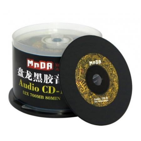 銘大金碟（MNDA）CD-R空白光盤(pán)/刻錄盤(pán) 52速700MB   金面 50片桶裝