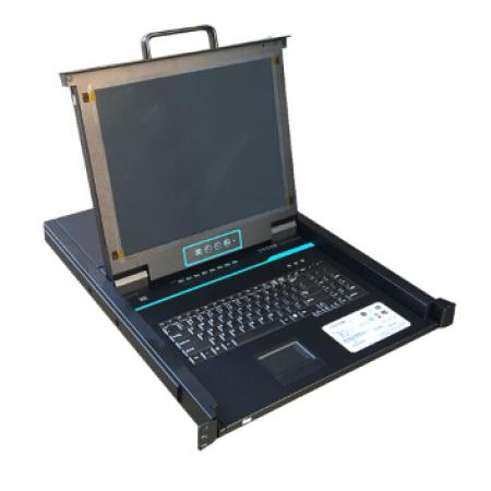 圖騰（TOTEN）PDU-KVM1708 UPS 17英寸液晶KVM8口切換器