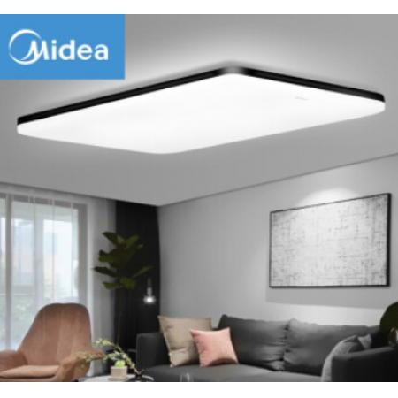 美的（Midea）led客廳吸頂燈北歐現(xiàn)代簡約大氣臥室燈書房餐廳燈具長方形智能調(diào)光調(diào)色圓形燈飾 三色調(diào)光/100瓦（適用20-32平）