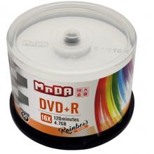 銘大金碟（MNDA） 彩虹系列 檔案級 DVD空白光盤/刻錄盤 4.7G 16X DVD+R（50片桶裝）