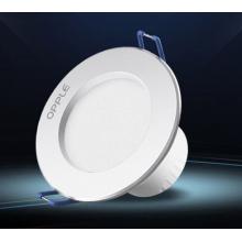 歐普照明（OPPLE）LED筒燈天花燈 3瓦 3000K/6000K 銀灰/暖白光/白光  PC象牙白/暖白光/白光  開孔7-8厘