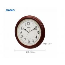 卡西歐（CASIO）IQ-121S-5PF  實(shí)木靜音掛鐘