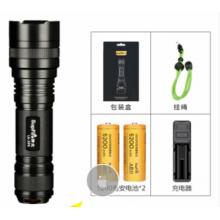 SupFire神火L6超強(qiáng)光手電筒可充電26650超亮遠(yuǎn)射LED便攜小家用T6戶外氙氣燈防水超長續(xù)航 L6-5瓦+2節(jié)5200毫安電池+充電器