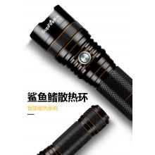 SupFire神火L6超強光手電筒可充電26650超亮遠射LED便攜小家用T6戶外氙氣燈防水超長續(xù)航 L6-8瓦+2節(jié)3700毫安電池+充電器