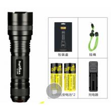 SupFire神火L6超強(qiáng)光手電筒可充電26650超亮遠(yuǎn)射LED便攜小家用T6戶外氙氣燈防水超長(zhǎng)續(xù)航 L6-10瓦+2節(jié)3700毫安電池+充電器