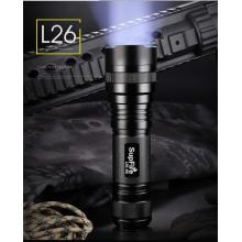 神火（supfire）L26 3W強(qiáng)光手電筒 USB充電式遠(yuǎn)射款LED騎行戶外燈 配26650電池 