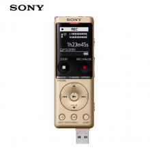 索尼（SONY）錄音筆ICD-UX570F 4GB 金色 智能降噪升級款 專業(yè)線性錄音棒 商務(wù)學(xué)習(xí)采訪支持內(nèi)錄
