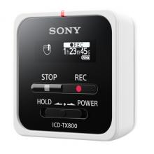 索尼（SONY）錄音筆ICD-TX800 16G 白色 專業(yè)PCM線性錄音 微型便攜一鍵取證 藍(lán)牙操控 商務(wù)學(xué)習(xí)采訪適用 