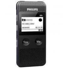 飛利浦（PHILIPS）VTR6080 8GB 錄音筆 語音轉(zhuǎn)文本 高清錄音器專業(yè)記錄降噪 黑色 