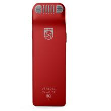 飛利浦（PHILIPS）VTR8060 16GB 會議 學(xué)習(xí)記錄 WIFI 語音轉(zhuǎn)文本 APP文件傳輸分享 智能數(shù)字降噪錄音筆 紅色 