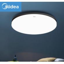 美的（Midea）led客廳吸頂燈北歐現代簡約大氣臥室燈書房餐廳燈具長方形智能調光調色圓形燈飾 三色調光/36瓦（適用12-22平）