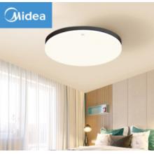 美的（Midea）led客廳吸頂燈北歐現代簡約大氣臥室燈書房餐廳燈具長方形智能調光調色圓形燈飾 無極調光/36瓦（適用12-22平）